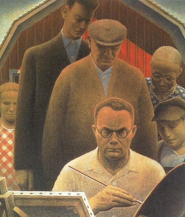 Grant Wood Return From Bohemia